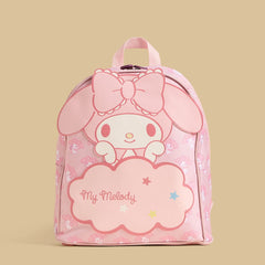 My Melody print backpack with adjustable straps