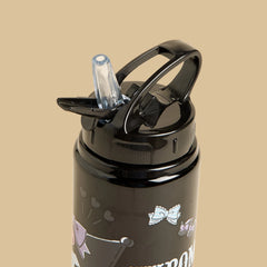 Kuromi print water bottle - 600 ml