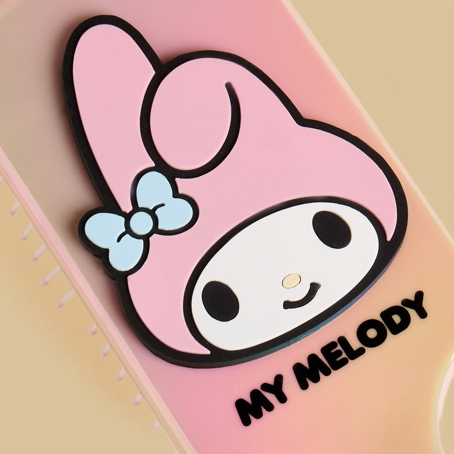 My melody applique hairbrush