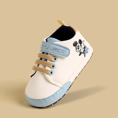 Mickey mouse embossed booties