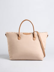Max Cream Full Size Tote Bag for Women – Spacious Everyday Shoulder Handbag