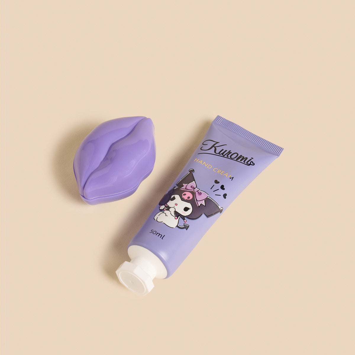 Kuromi Hand Cream & Lip Balm Set – Cute Skincare for Kids & Teens