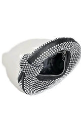 Max Rhinestone Accent Knot Bag – Black