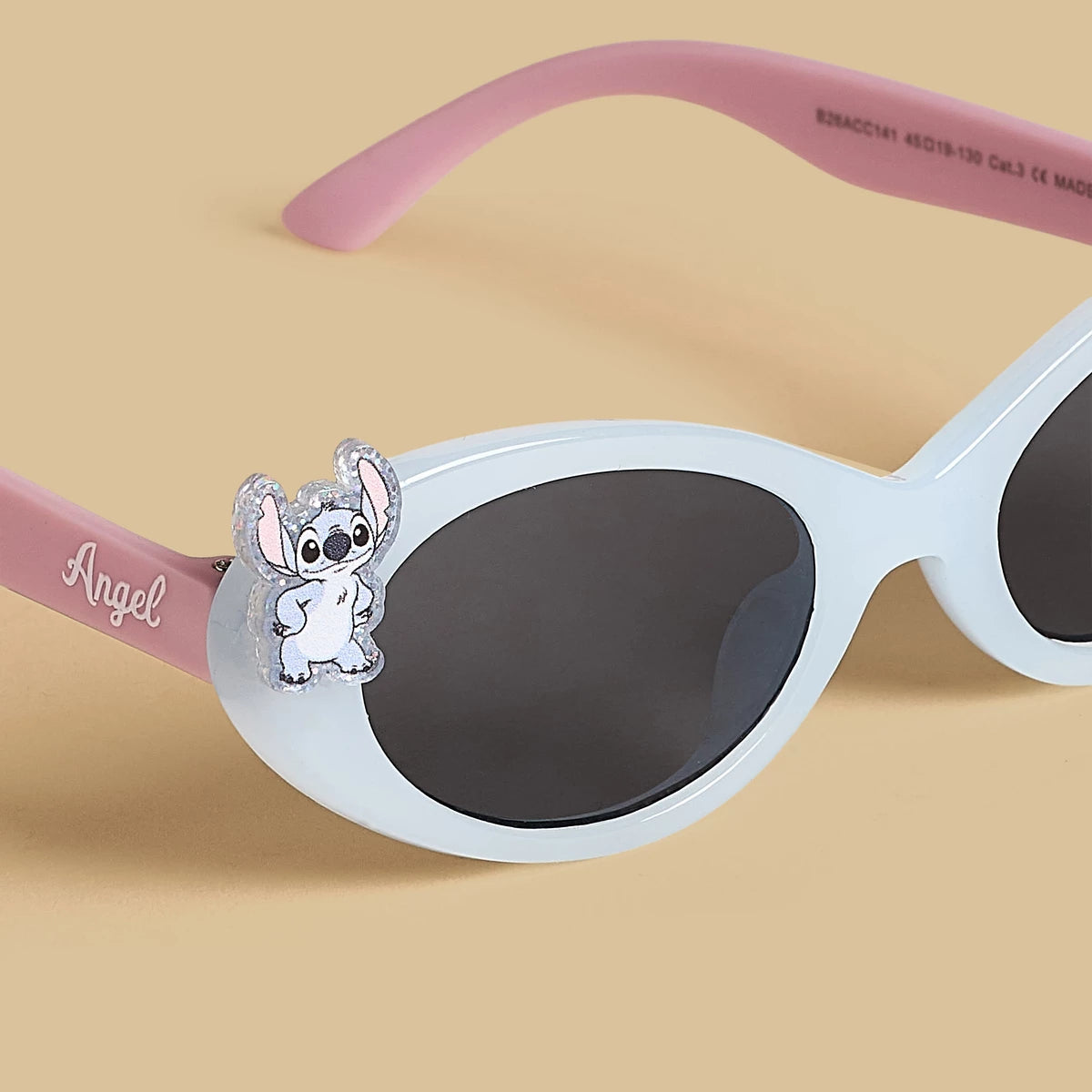 Stitch and Angel Accent Sunglasses with Pouch