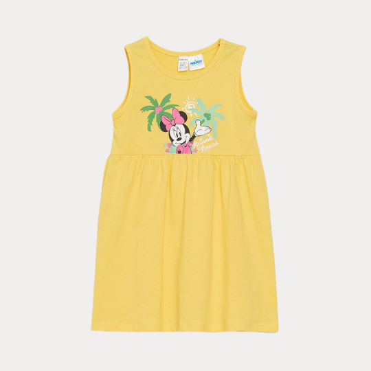 LCW Minnie Mouse Printed Sleeveless Dress
