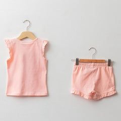 LCW Snoopy Printed Cotton T-shirt and Shorts Set
