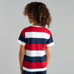 Trendy Colourblock Cotton T-shirt