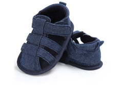 Blue Sandal Booties