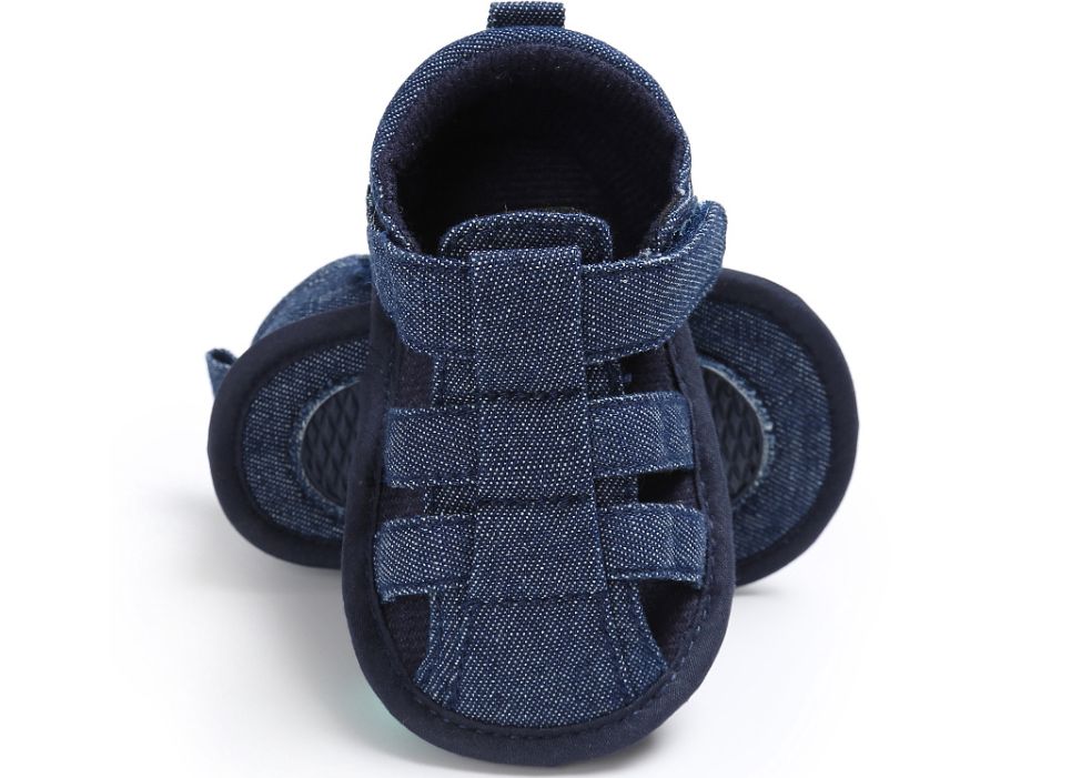 Blue Sandal Booties