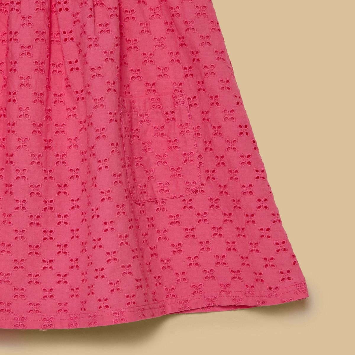 Girls Embroidered Pinafore Dress with T-Shirt Set