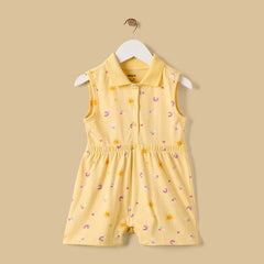 Pack of 2 Girls Cotton Playsuits