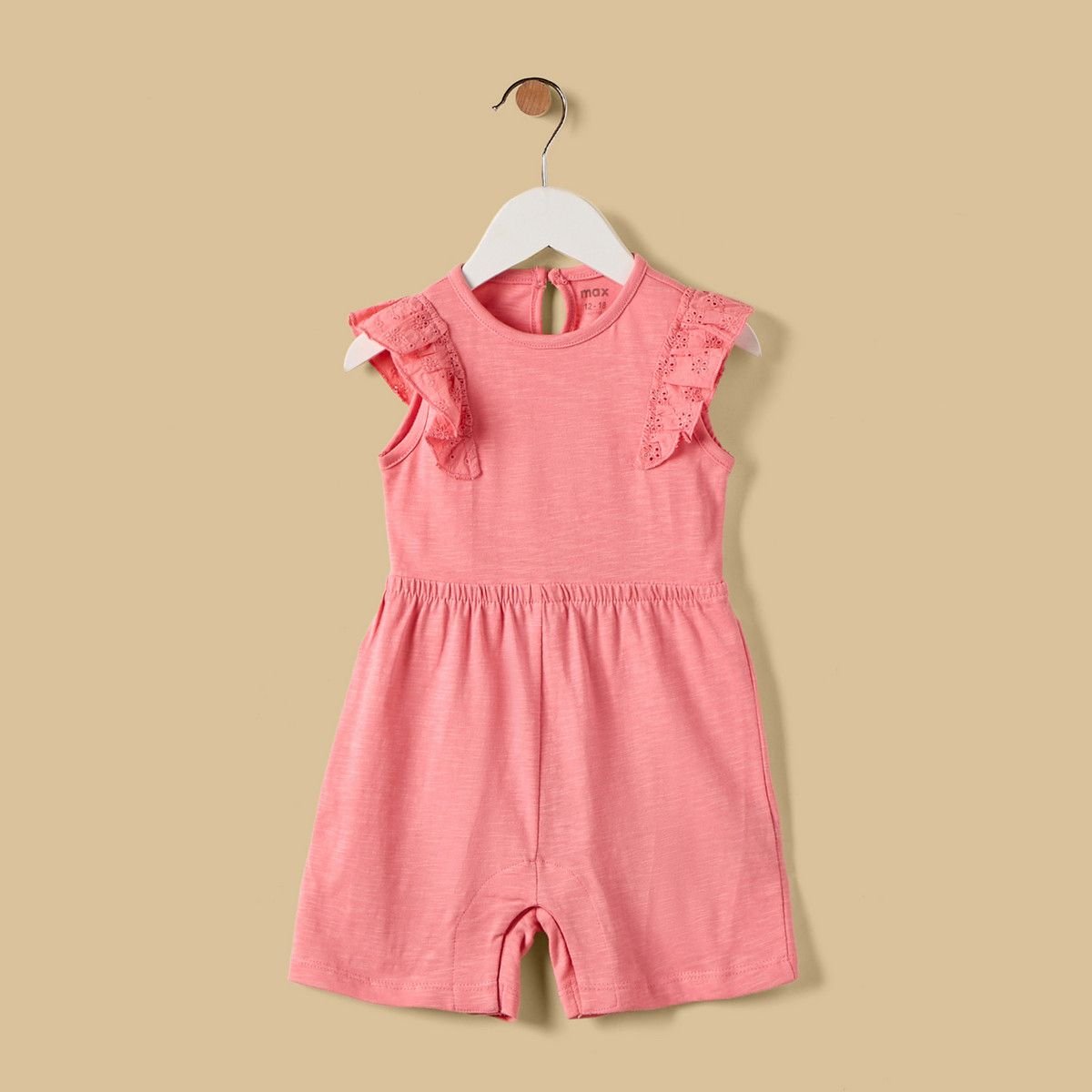Pack of 2 Girls Cotton Playsuits