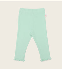 R&B Embroidery Detail Knotted Top and Bottom Set