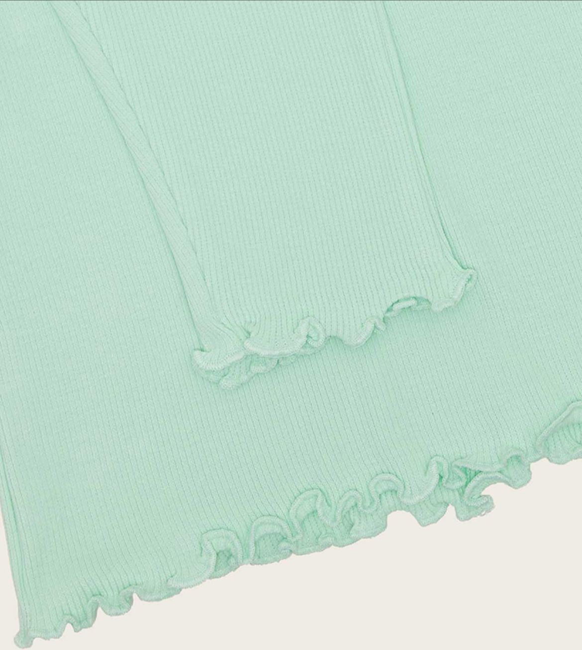 R&B Embroidery Detail Knotted Top and Bottom Set