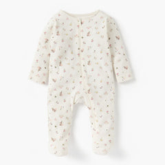 Juniors Floral Print Closed Feet Sleepsuit
