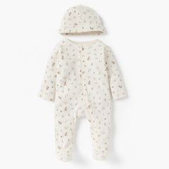 Juniors Floral Print Closed Feet Sleepsuit