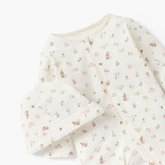 Juniors Floral Print Closed Feet Sleepsuit