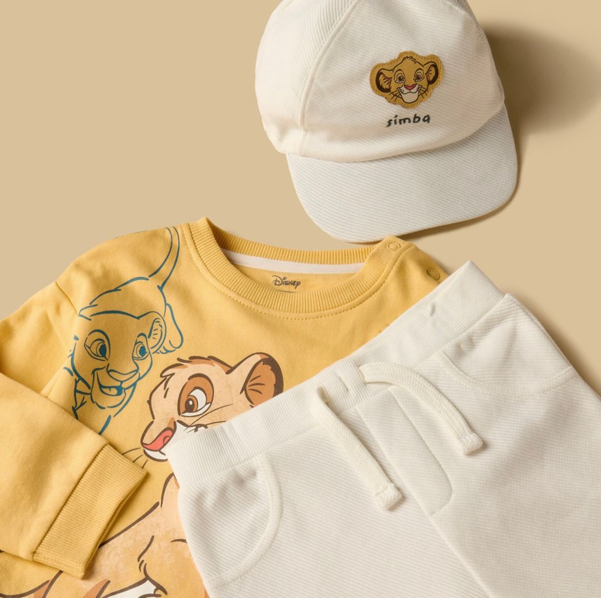 The Lion King Sweatshirt, Shorts and Cap Set