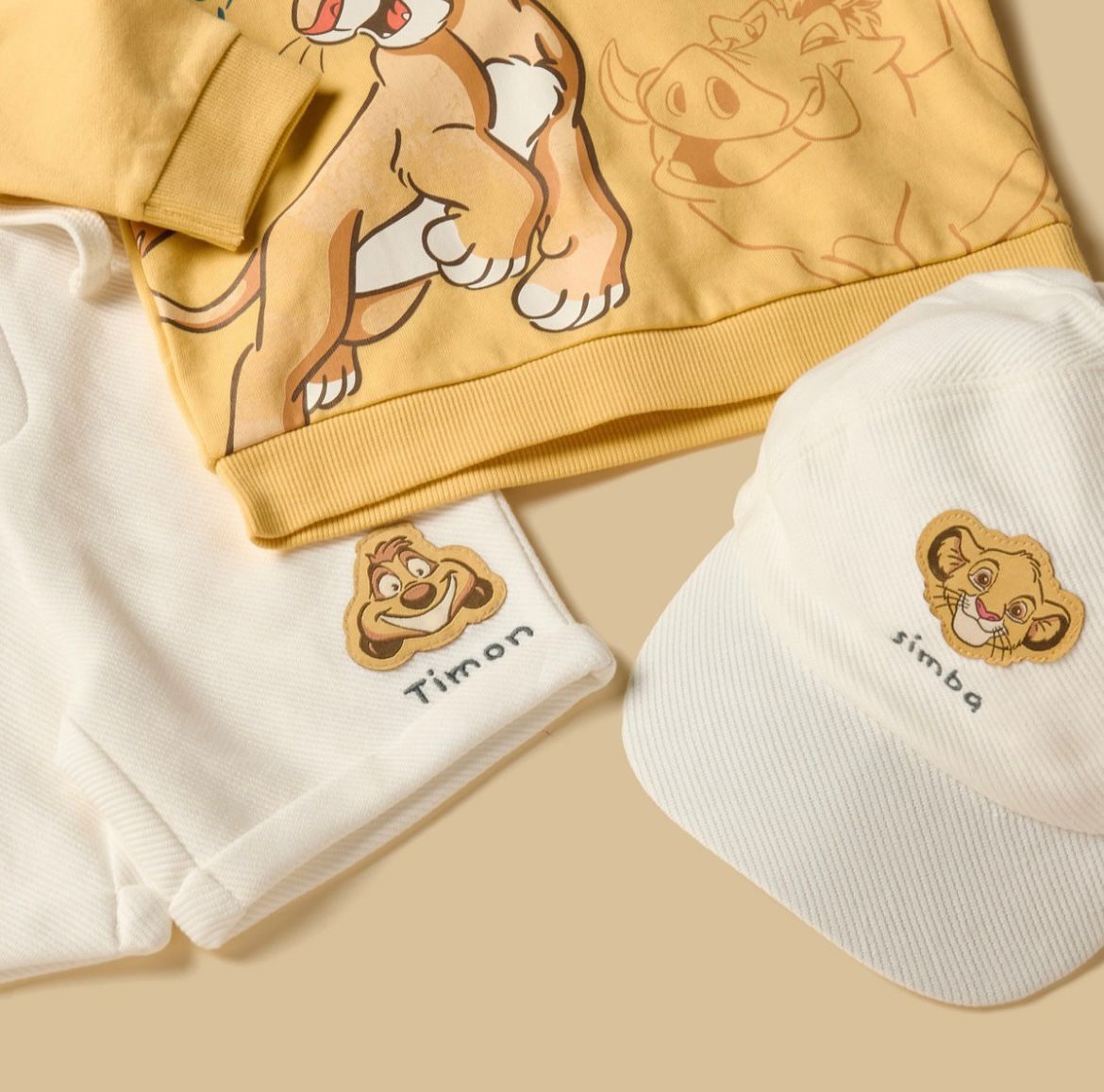 The Lion King Sweatshirt, Shorts and Cap Set