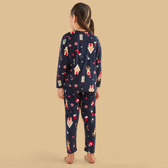 Christmas Print Cotton Pyjama Set