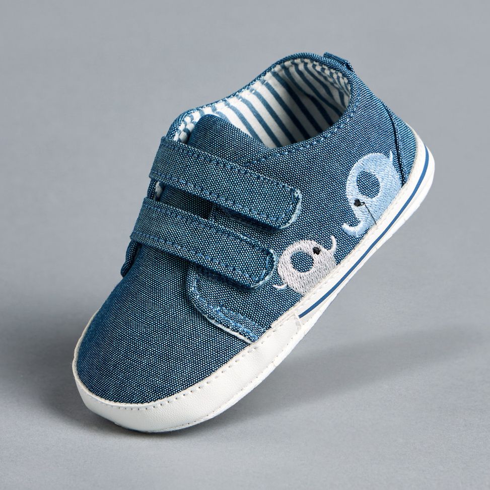 Denim Elephant Booties