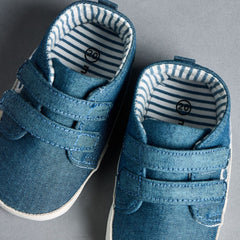 Denim Elephant Booties