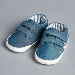Denim Elephant Booties