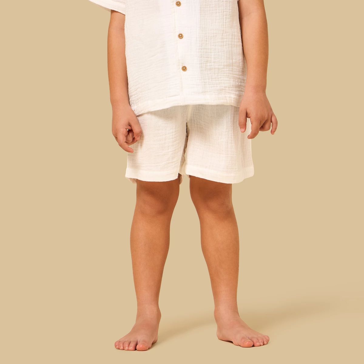 Textured Shorts Set